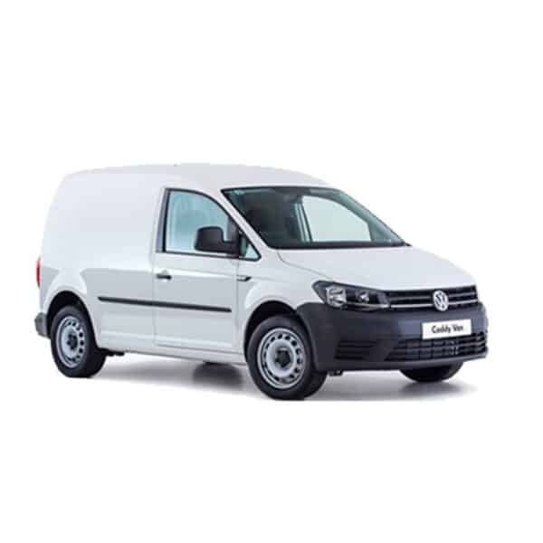 Small white fleet van