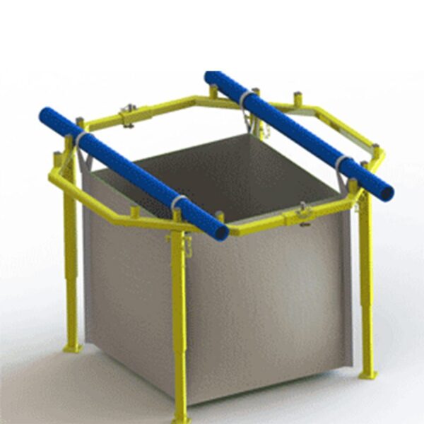 Yellow and Blue Bulk Bag Holder