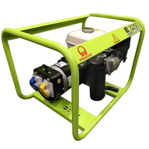 Green, white and black small generator